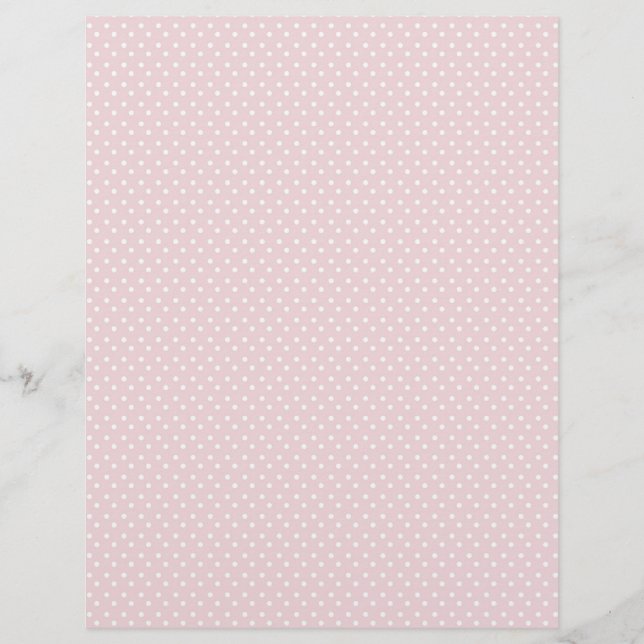 Little One Girl Scapbook Paper 2 (Voorkant)