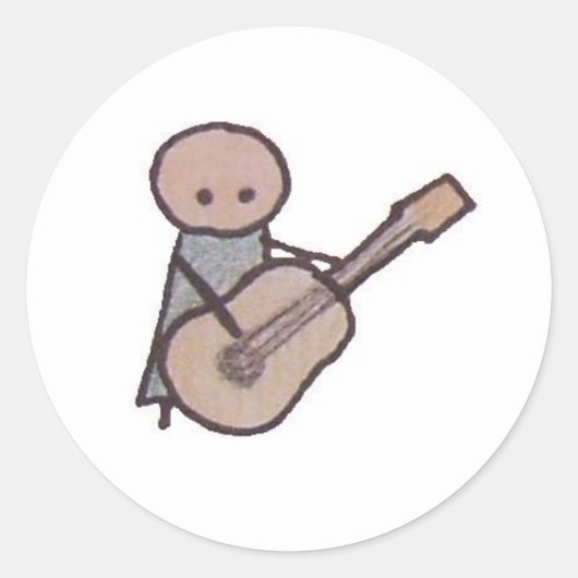 Little One gitaar sticker (Voorkant)