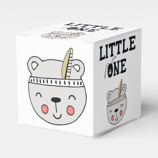 Little One | Indische Baby Beer | Bedankdoosjes (Voorkant Zijde)