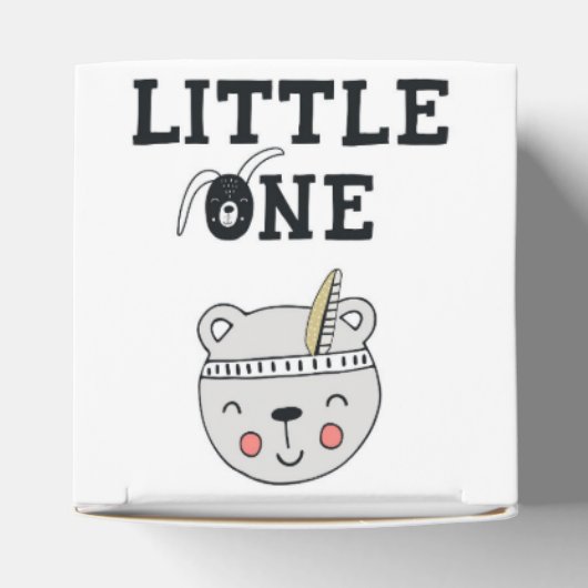 Little One | Indische Baby Beer | Bedankdoosjes (Bovenkant)