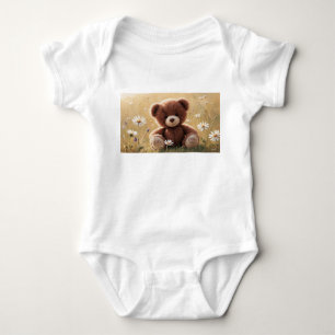 Little One - Schattige teddybeer ontwerp voor baby Romper