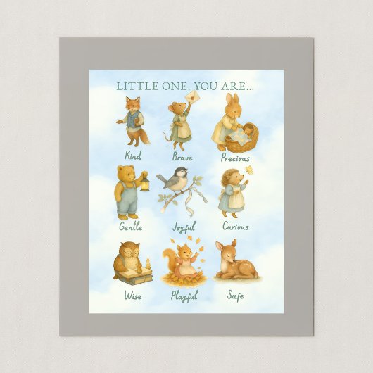 Little One, You Are Loved – Storybook Declaration Poster