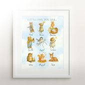 Little One, You Are Loved – Storybook Declaration  Poster
