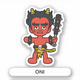 Little Oni- Japans Folklore Sticker