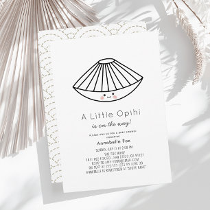 Little Opihi Blue Gender-neutraal Baby shower Kaart
