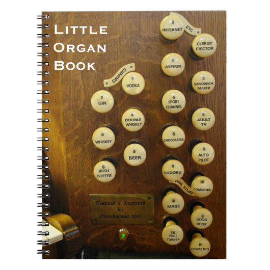 Little Organ Book notebook Notitieboek (Voorkant)