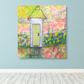 Little Oriental House Canvas Afdruk (Insitu (Houten vloer))