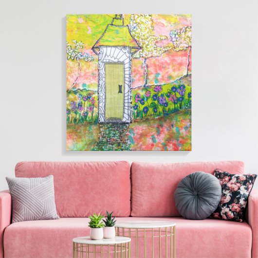 Little Oriental House Canvas Afdruk (Insitu (Woonkamer))