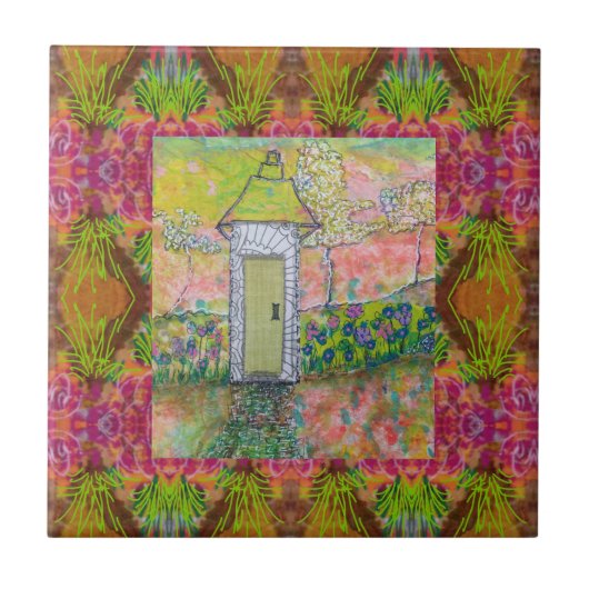 Little Oriental House Tegeltje (Voorkant)