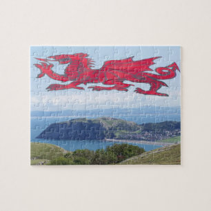 Little Orme met Welsh dragon. Legpuzzel