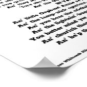 LITTLE ORPHANT ANNIE POEM POSTER (Hoek)