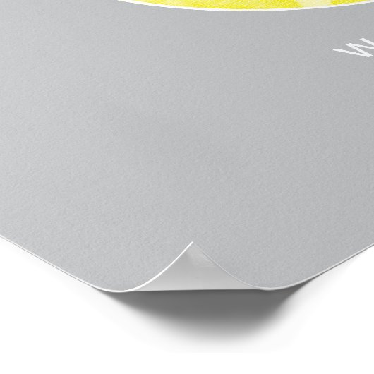 Little Owl | Afdrukken gastboek Baby shower Poster (Hoek)