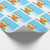 Little Owl Cadeaupapier (Hoek)