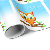 Little Owl Cadeaupapier (Rol Hoek)