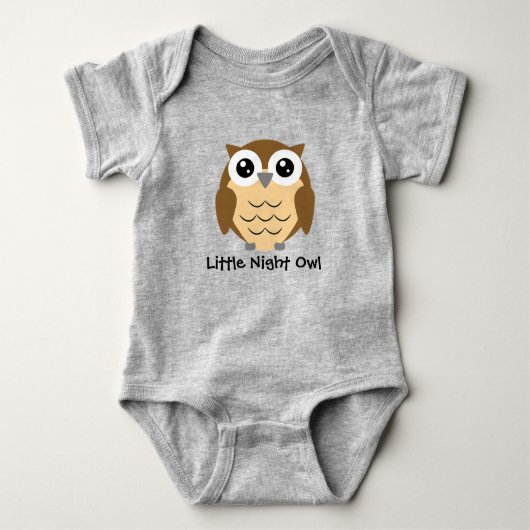 Little Owl Design Baby Bodysuit (Voorkant)
