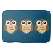 Little Owl Design Bath Mat (Voorkant)