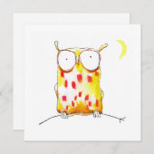 Little Owl Feestdagenkaart (Voorkant / Achterkant)