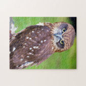 Little Owl Jigzaag puzzle Legpuzzel (Horizontaal)