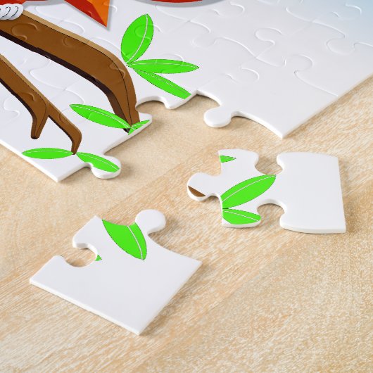 Little Owl op een Branch Legpuzzel (Zijkant)