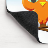 Little Owl op een Branch Muismat (Hoek)