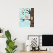 Little Owl Poster (Thuiskantoor)
