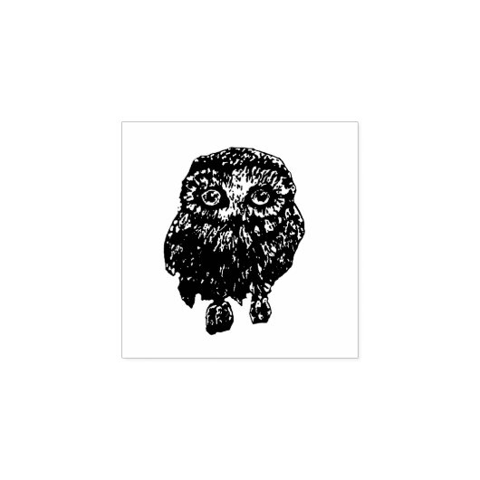 Little Owl Rubberstempel (Afrduk)