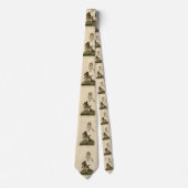 Little Owl (Saw-whet) Audubon's Birds of America Stropdas (Voorkant)