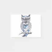 Little Owl Tattoo Flash Idea Cartoon Owl Post-it® Notes (Voorkant)
