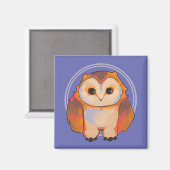 Little Owl, Uil Magneet (Voorkant / Achterkant)