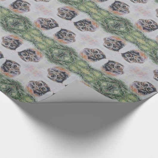 Little Owl Wrapping Paper Cadeaupapier (Hoek)