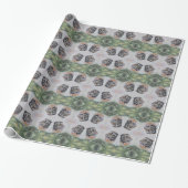 Little Owl Wrapping Paper Cadeaupapier (Uitgerold)