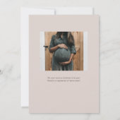 Little Owls Baby shower Invite Kaart (Achterkant)