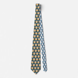 Little Owls Design Necktie Stropdas
