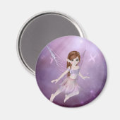 Little Paars Fairy - Fantasy Magnet (Voorkant / Achterkant)