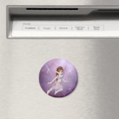 Little Paars Fairy - Fantasy Magnet (Insitu (Vaatwasser))