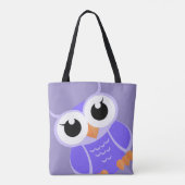 "Little Paars Owl" Tote Bag (Achterkant)