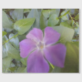 Little Paarse Bloom Cadeaupapier (Vlak)