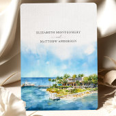 Little Palm Island Resort Florida bruiloft Kaart