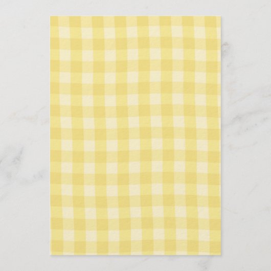 Little Pancake Brunch Theme Gender Reveal Kaart (Achterkant)