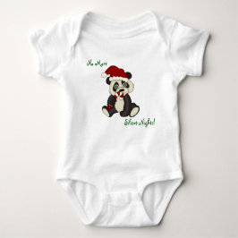Little Panda Beer Kerstmis Romper