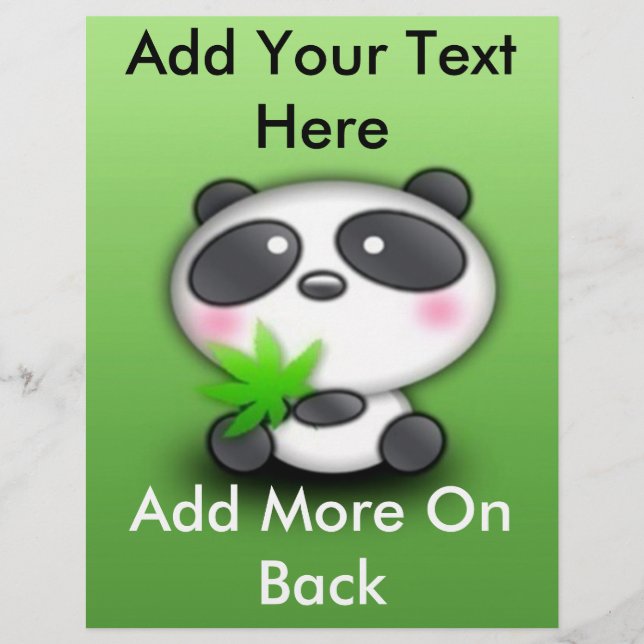 Little Panda Cub (Voorkant)