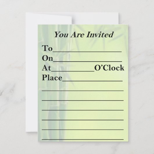 Little Panda Cub Kaart (Achterkant)