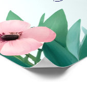 Little Panda Greenery Baby shower Welkomstbord Poster (Hoek)