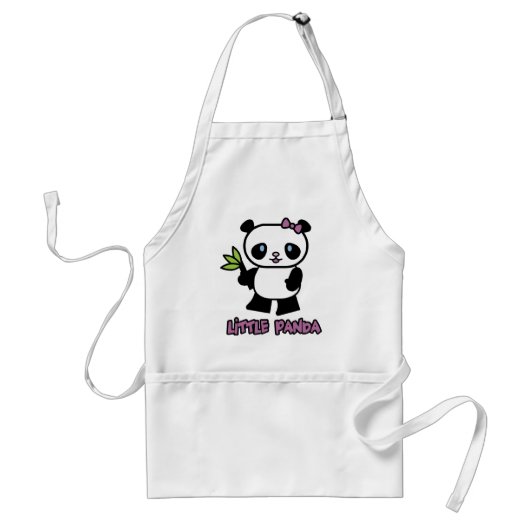 Little Panda Standaard Schort (Voorkant)