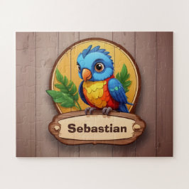 Little Parrot gepersonaliseerd Legpuzzel