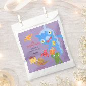 Little Party Monster en confetti Verjaardagsfeestj Bedankzakje (Geknipt)