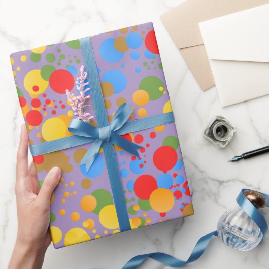 Little Party Monster en confetti Verjaardagsfeestj Cadeaupapier (Geschenken)