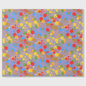 Little Party Monster en confetti Verjaardagsfeestj Cadeaupapier (Vlak)