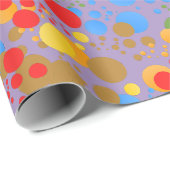 Little Party Monster en confetti Verjaardagsfeestj Cadeaupapier (Rol Hoek)