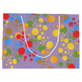 Little Party Monster en confetti Verjaardagsfeestj Groot Cadeauzakje (Achterkant)